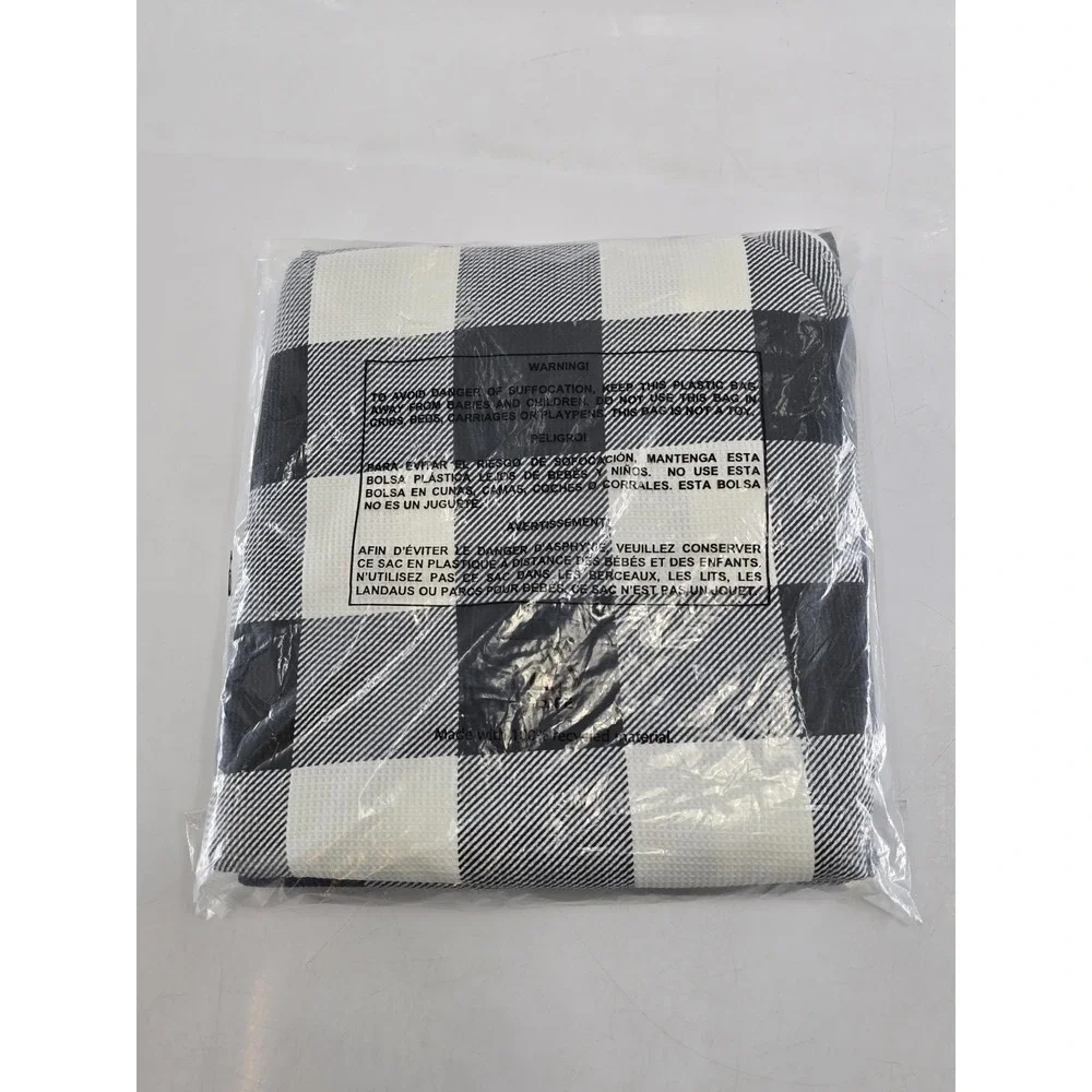 NEW The Children's Place Adult Pajamas‎ - White/Black Plaid - Size XXL